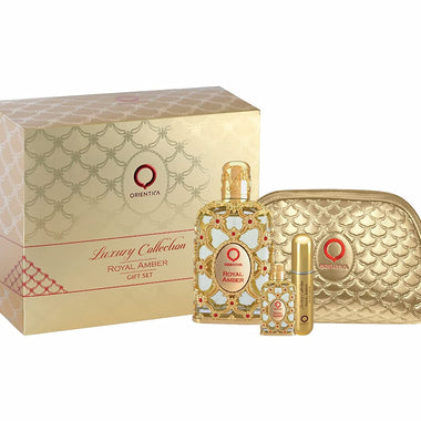 Royal Amber Gift Set By Orientica (Luxury Collection)