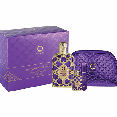 Velvet Gold Gift Set By Orientica (Luxury Collection)