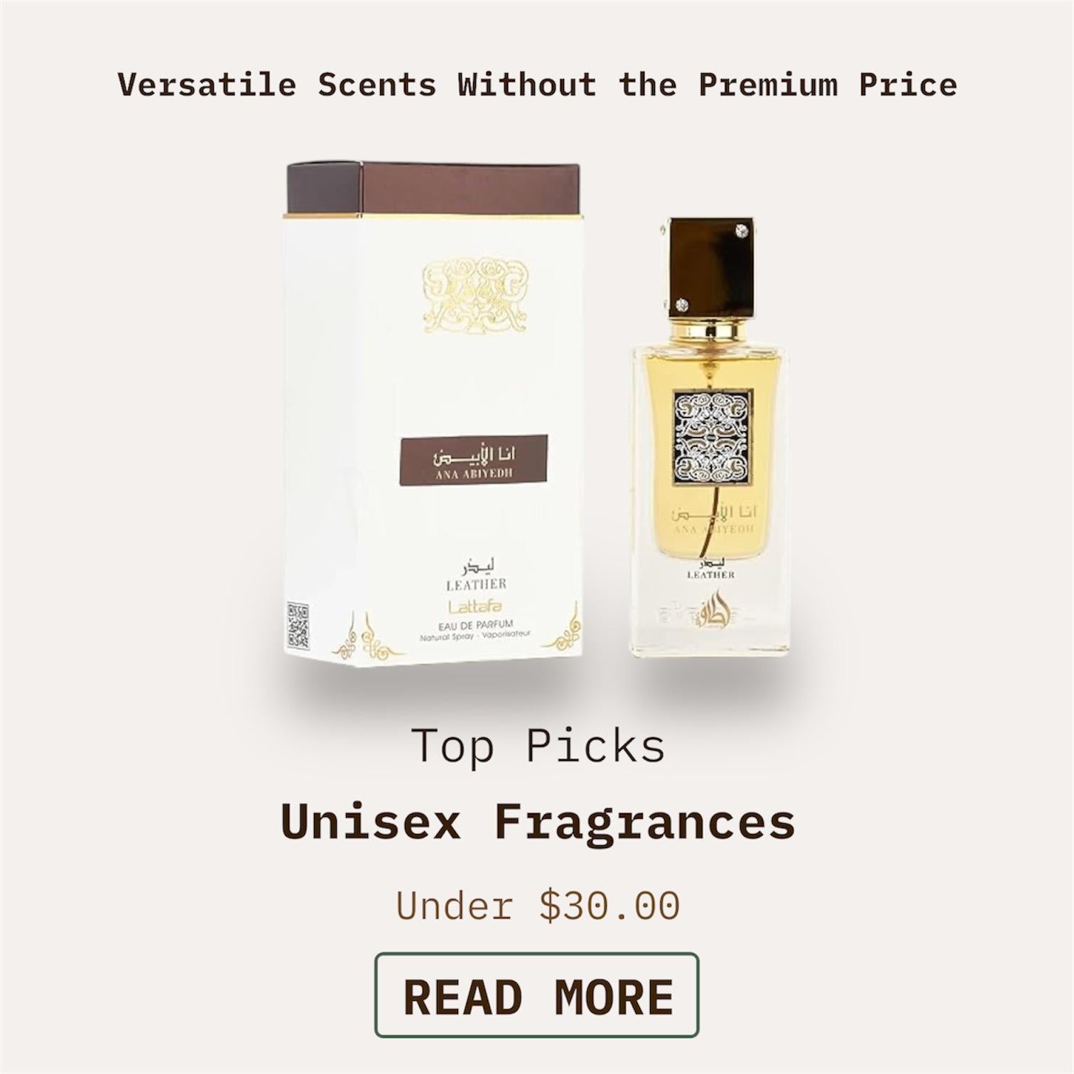Versatile Scents Without the Premium Price | Top Picks | Unisex Fragrances | Under $30.00 | READ MORE
