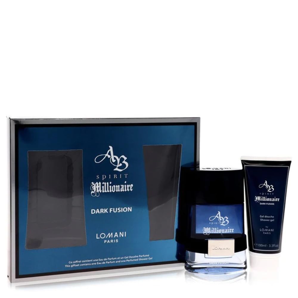 AB Spirit Millionaire Dark Fusion Gift Set By Lomani