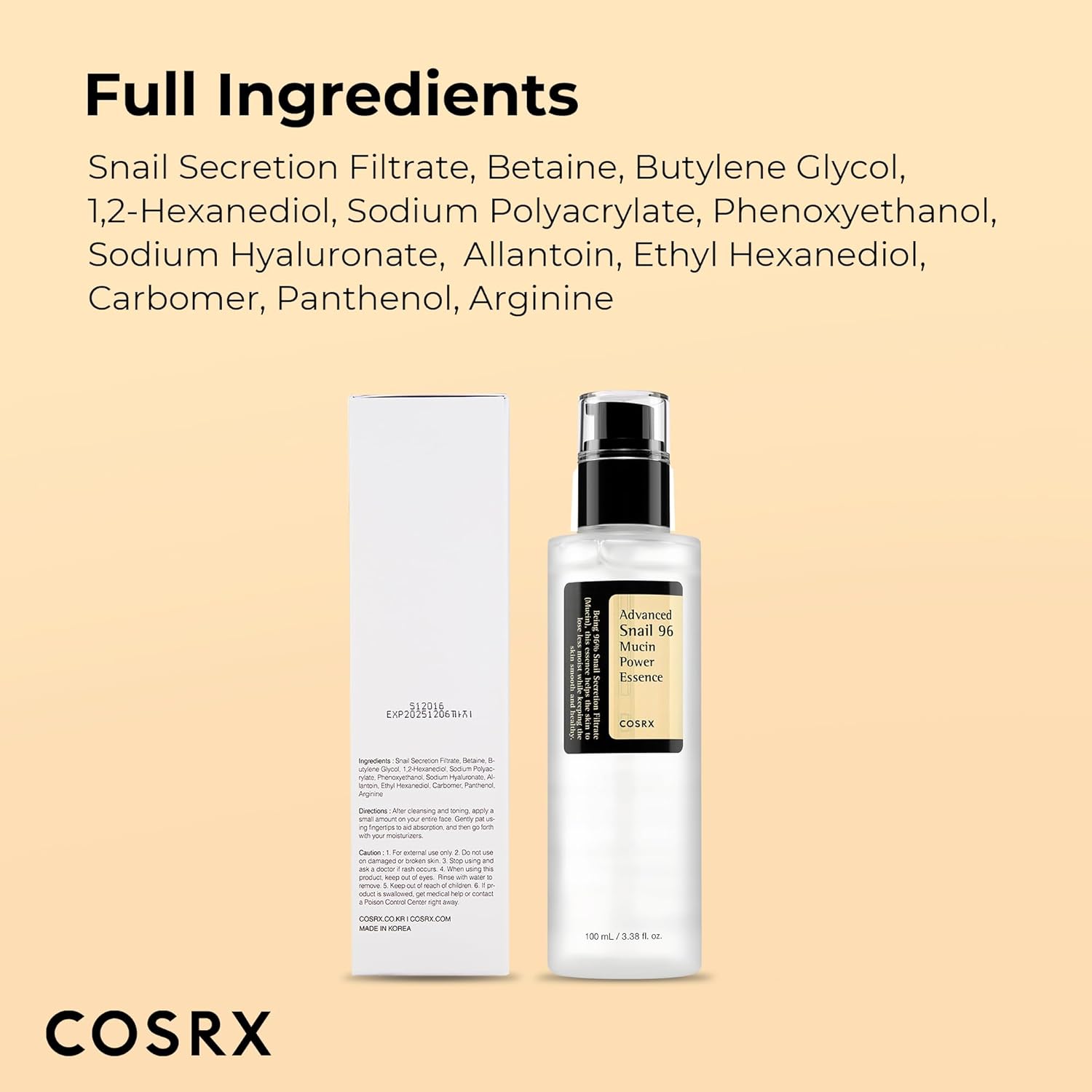 Advanced Snail 96 Mucin Power Essence By COSRX