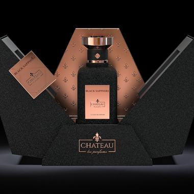 Scent In The City - Chateau Les Parfums - Black Sapphire - Princess Collection - (Box + Bottle)