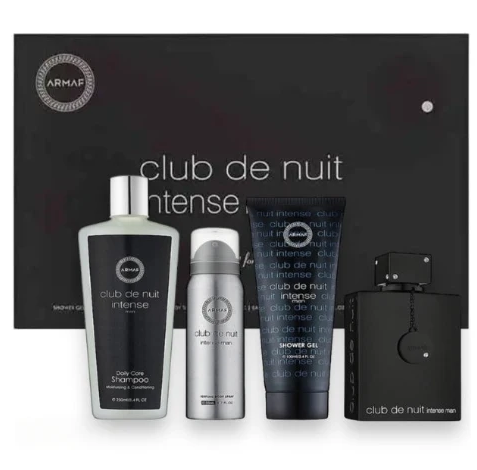 Armaf Club de Nuit Intense Man four-piece gift set in black box