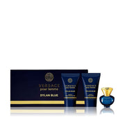 Dylan Blue Pour Femme 3 Piece Mini Gift Set By Versace