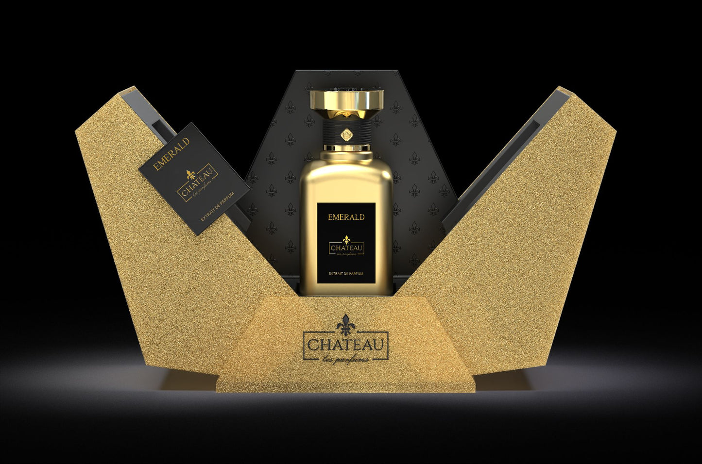Scent In The City - Chateau Les Parfums - Emerald Princess Collection - Box + Bottle