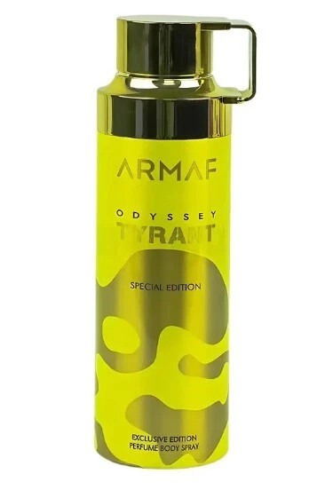 Odyssey Tyrant Exclusive Edition Body Mist By Armaf