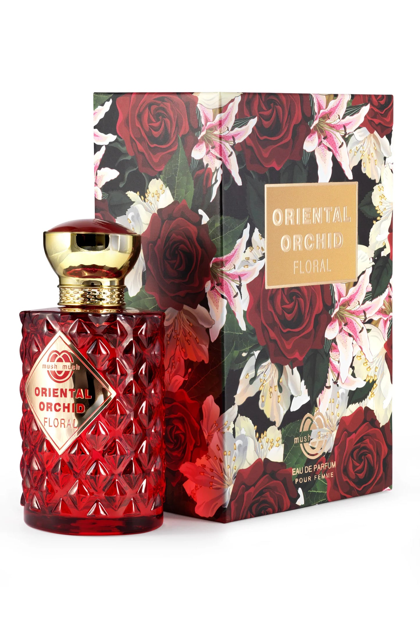 Oriental Orchid Floral By Mush Mush