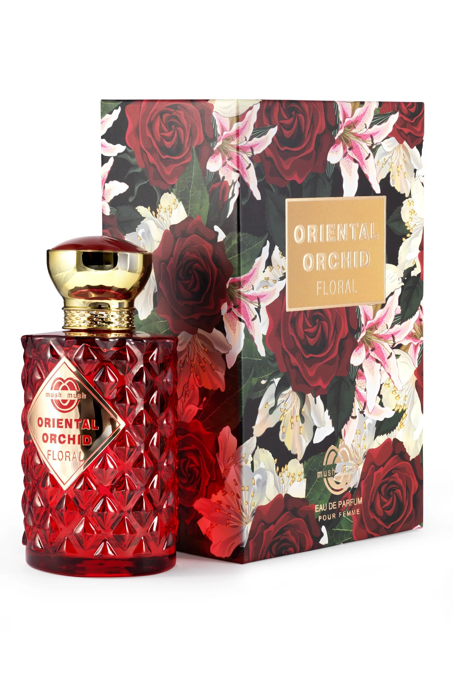 Oriental Orchid Floral By Mush Mush