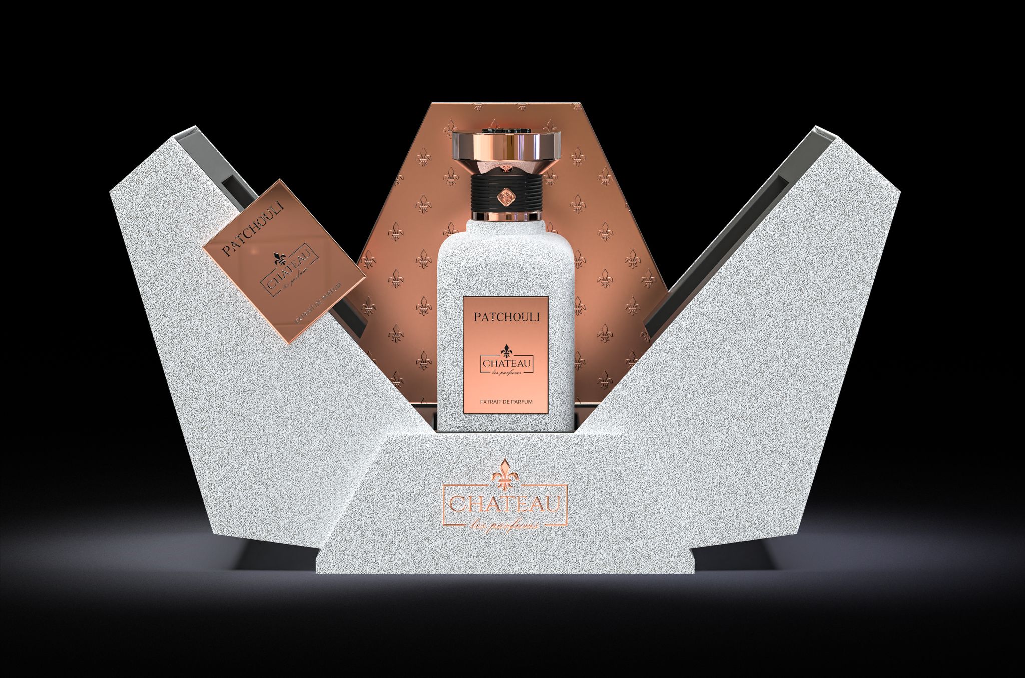 Scent In The City - Chateau Les Parfums - Patchouli - Princess Collection - Box + Bottle