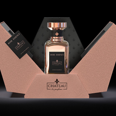 Scent In The City - Chateau Les Parfums - Rose Essence - Princess Collection - Box + Bottle