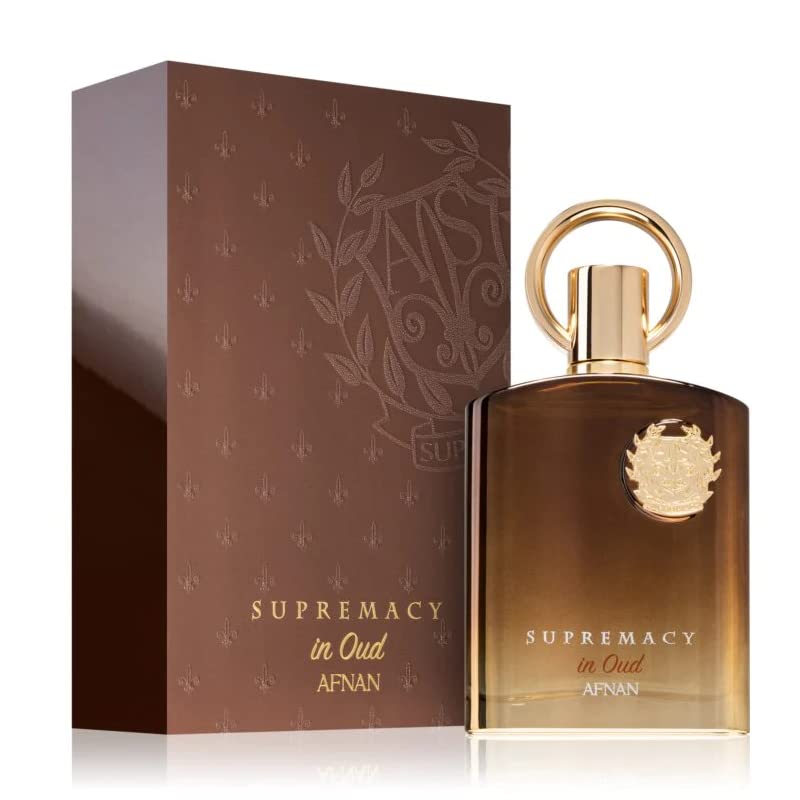 Supermacy In Oud By Afnan fragrance bottle with retail box