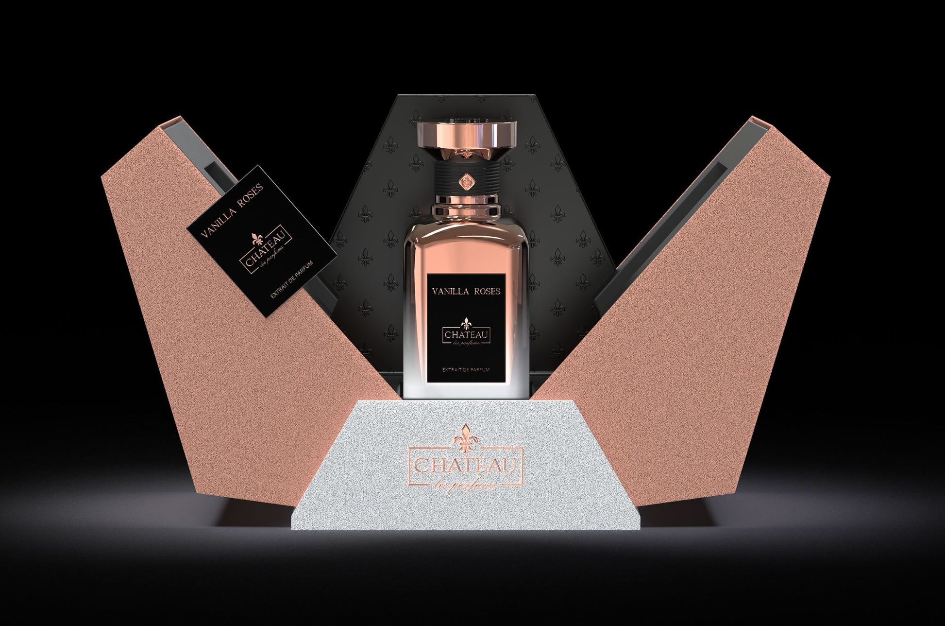 Scent In The City - Chateau Les Parfums - Vanilla Roses - Princess Collection - Box + Bottle