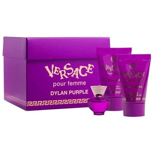 Dylan Purple Pour Femme Mini Set By Versace