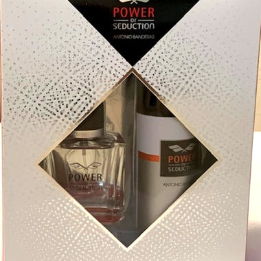 Power Of Seduction By Antonio Banderas 3.4oz Eau De Toilette Spray 2 Pieces Set For Men - Scent In The City - Gift Set